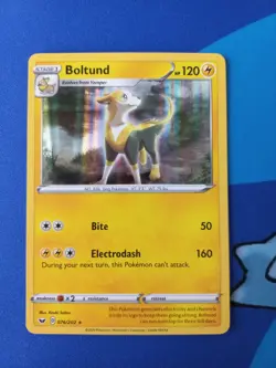 Boltund 076/202 - Pokemon Sword & Shield Holo, English - Image 1