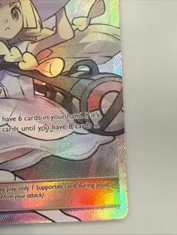 Lillie 147/149 Full Art Trainer Ultra Rare Pokemon Card TCG Sun and Moon Base NM - Image 3