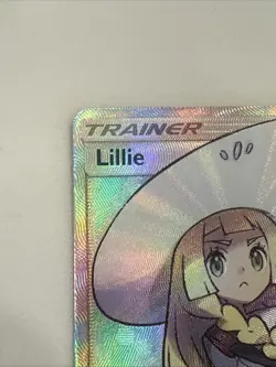 Lillie 147/149 Full Art Trainer Ultra Rare Pokemon Card TCG Sun and Moon Base NM - Image 5