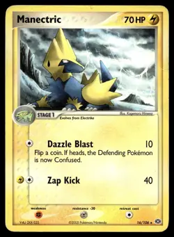 POKEMON MANECTRIC EMERALD 16/106 R LP - Image 1
