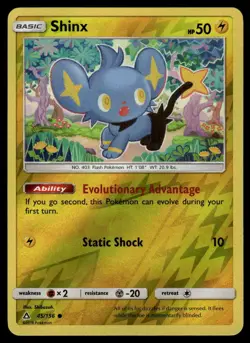POKEMON SHINX ULTRA PRISM 45/156 REVERSE HOLO C NM/M - Image 1