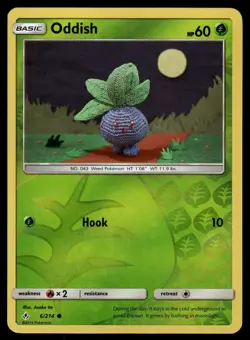 POKEMON ODDISH UNBROKEN BONDS 6/214 REVERSE HOLO C NM/M Asako Ito - Image 1
