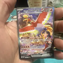 Ethan's Ho-Oh ex 230/182 Sv10 Destined Rivals SIR Full Art Holo ENG - Image 1