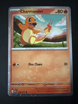 Pokemon Charmander 020/217 Cosmos Holo Promo Ascended Heroes - Image 1