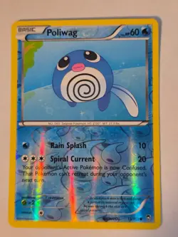 Poliwag 15/111 Common Furious Fists Pokemon REVERSE HOLO NM - Image 1