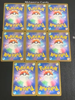 Pokemon TCG Japanese Mega Dream ex Fan Rotom Budew AR Lot*8 - Image 2