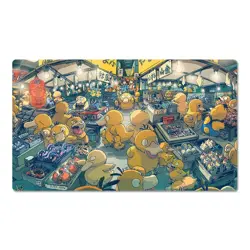 Psyduck Board Gamecartoon Table Playmat TCG CCG Play Pad Trading Card Game Mat - Image 1