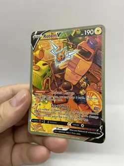 Rotom V Gogh Gold Metal Pokemon Card-Collectible Gift Display！COOL - Image 5