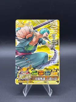 Roronoa Zoro IC2-06 OnePy Berry Match Bandai Japanese One Piece Lightly Played - Image 1