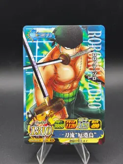 Roronoa Zoro IC5-04 OnePy Berry Match Bandai Japanese One Piece Lightly Played - Image 1