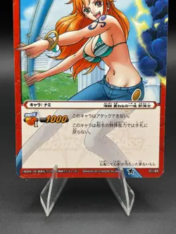 Nami 01/85 Miracle Battle Carddass Japanese One Piece Moderately Played - Image 3