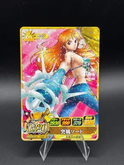 Nami IC4-04 Holo OnePy Berry Match Bandai Japanese One Piece Lightly Played - Image 1