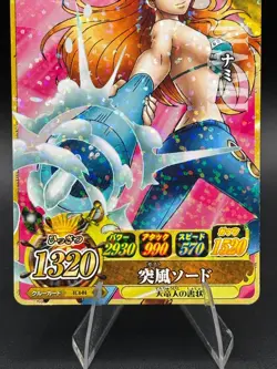 Nami IC4-04 Holo OnePy Berry Match Bandai Japanese One Piece Lightly Played - Image 3