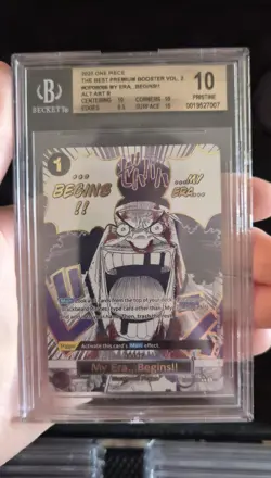 One Piece OP09 - 096 MY ERA... BEGINS!! ALT ART Graded BGS 10 CHIP ON SLAB - Image 1