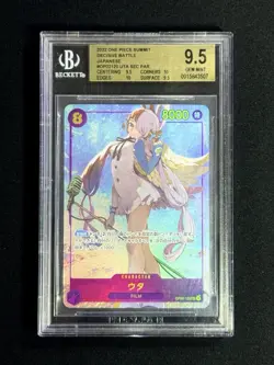 2022 ONE PIECE SUMMIT DECISIVE BATTLE JPN SEC PAR #OP02120 UTA BGS 9.5 GEM MT - Image 1