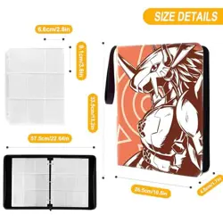 Trading Card Binder, Fits 900 Cards Card Collector Album Holder,with 50 dtcg - Image 2