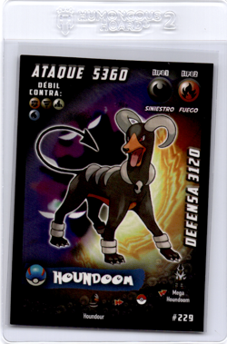 Houndoom Pokemon Card Mega Evolutions - Image 1