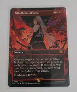 Mtg - Nibelheim Aflame (Borderless) - FINAL FANTASY (FIN) - NM - Nonfoil - Image 1