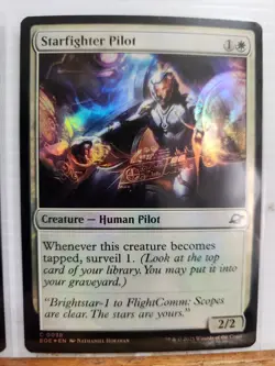 Starfighter Pilot - Foil - Edge of Eternities #0038 MTG Magic The Gathering - Image 1