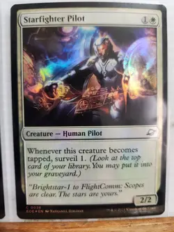 Starfighter Pilot - Foil - Edge of Eternities #0038 MTG Magic The Gathering - Image 3