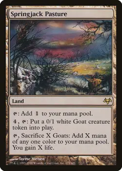 1x Springjack Pasture Eventide EX+ x1 Mtg Magic the Gathering Changie - Image 1
