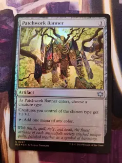 MTG Bloomburrow - Patchwork Banner FOIL NM - Image 1