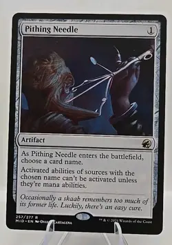 Pithing Needle MTG Innistrad: Midnight Hunt Regular - Image 1