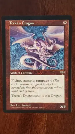 Teeka's Dragon Mirage EX/LP #320 MTG Magic the Gathering Artifact Creature Rare - Image 1