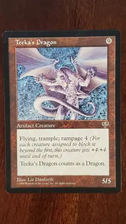 Teeka's Dragon Mirage EX/LP #320 MTG Magic the Gathering Artifact Creature Rare - Image 3