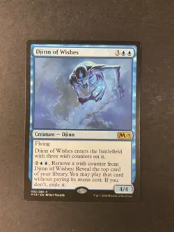 Djinn of Wishes - Core Set 2019 - Magic the Gathering - MTG - Image 1