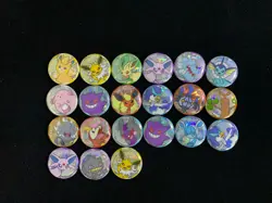 2026 Pokemon TCG S-Chinese Gem Pack Badge Gengar Flareon Vaporeon Lot*21 YV34 - Image 1