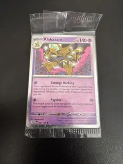 Pokemon - Alakazam 082/167 Cosmos Holo Twilight Masquerade SEALED - Image 1