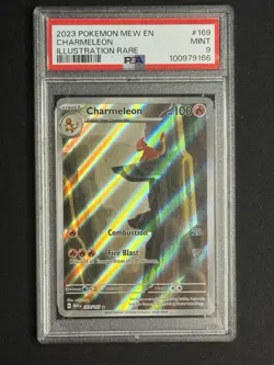 Pokemon TCG Charmeleon 169/165 Scarlet & Violet 151 Illustration Rare PSA 9 - Image 1
