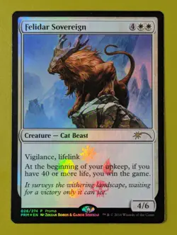 FOIL PROMO Felidar Sovereign x1 Unique and Miscellaneous Promo 1x MTG - Image 1