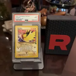 2000 POKEMON PROMO BLACK STAR TOSHINAO AOKI ERR #23 ZAPDOS PSA 9 - Image 1