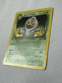 Pokemon Dark Arbok Team Rocket 2/82 Holo 1st Edition Holo Rare - Image 2