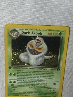 Pokemon Dark Arbok Team Rocket 2/82 Holo 1st Edition Holo Rare - Image 4