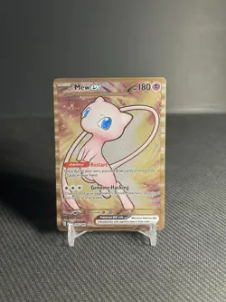 Pokemon TCG Mew ex 205/165 Scarlet & Violet 151 Metal Promo - Image 1