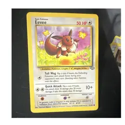 The Pokemon Company Eevee 51/64 Jungle Common Regular Basic 50 HP Eng 1999 - Image 1