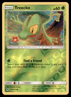 Treecko 20 214 C Lost Thunder Pokemon NM - Image 1