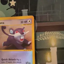 Nintendo Rattata 128/165 Expedition Base Set Reverse Holo Common 30 HP EN 2002 - Image 2
