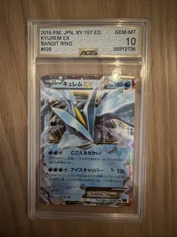 Pokemon TCG Kyurem EX 025/081 1st Edition Japanese XY AGS 10 Gem Mint - Image 1