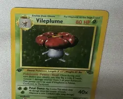 Pokemon vileplume jungle holo 1st edition 15/64 WOTC - Image 4