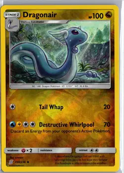 Dragonair 150/236 Uncommon Unified Minds Pokemon Reverse Holo Lightly Played - Image 1