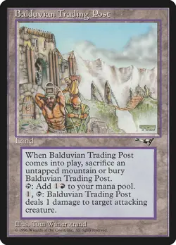 1x Balduvian Trading Post Alliances MP x1 Mtg Magic the Gathering Changie - Image 1