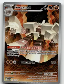 GARGANACL 147/132 ILLUSTRATION RARE MEGA EVOLUTION POKEMON NEAR MINT - Image 2