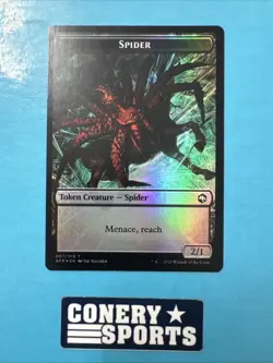 2021,Guenhwyvar 13 / Spider 7 Token Foil AFR MTG Mint - Image 2