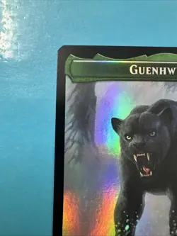 2021,Guenhwyvar 13 / Spider 7 Token Foil AFR MTG Mint - Image 3