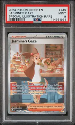 Pokemon: Surging Sparks - Jasmine's Gaze 245/191 Special Illustration Rare PSA 9 - Image 1