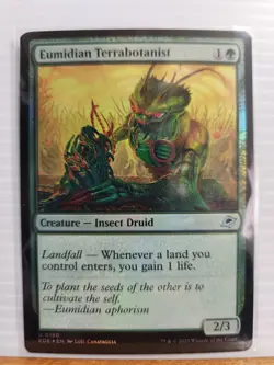 MTG Eumidian Terrabotanist 180 Edge of Eternities U Foil NM - Image 3